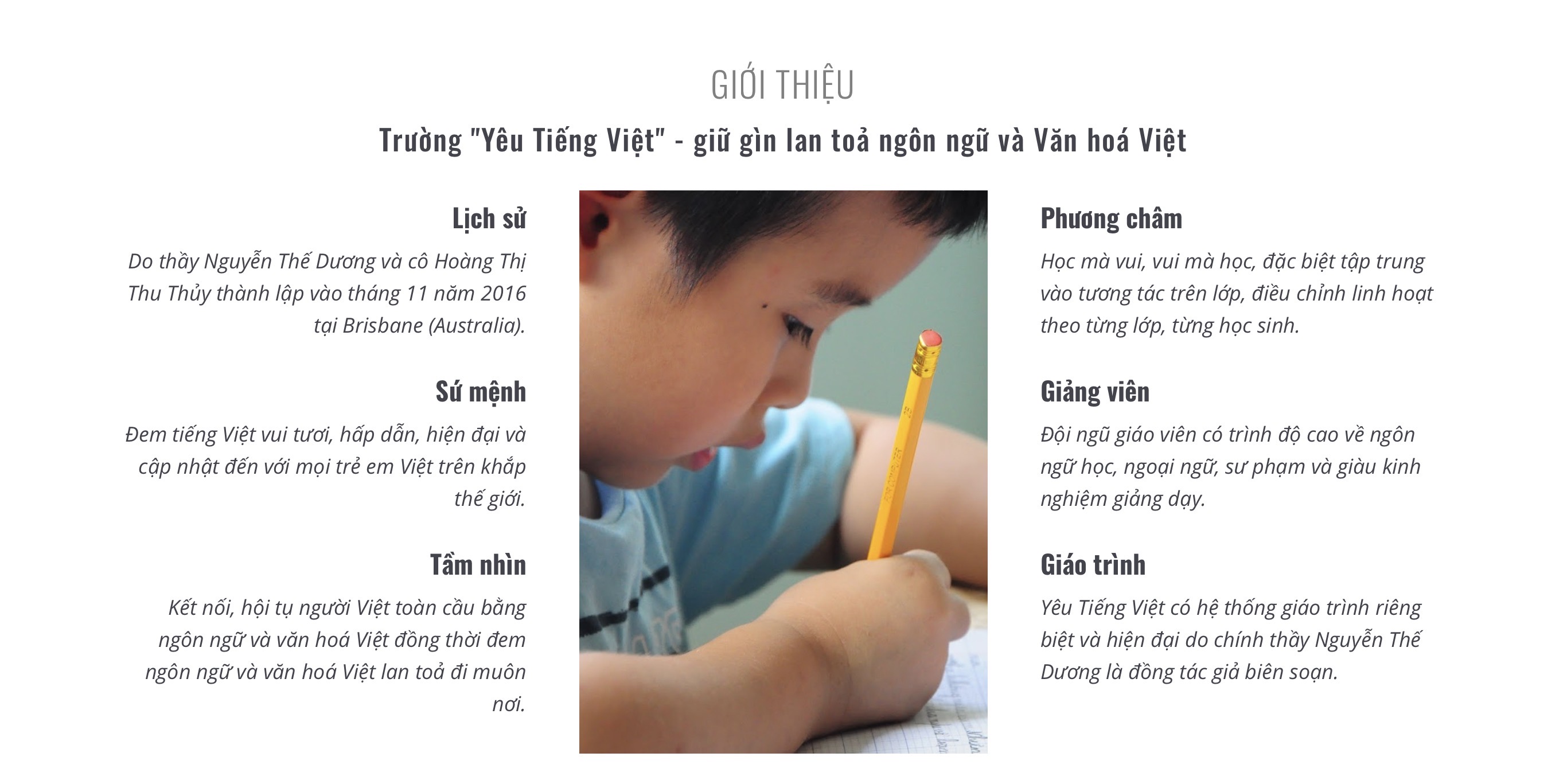 Yêu Tiếng Việt - Demo